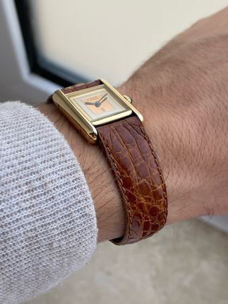 Must de Cartier Tank Vermeil Vintage