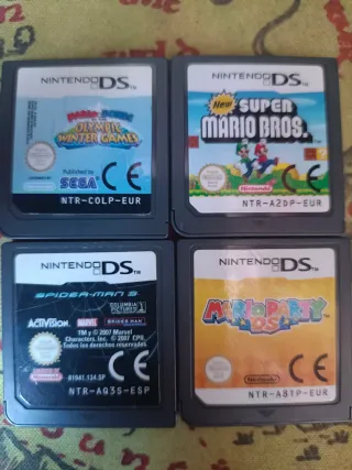 Lote de 4 juegos de Nintendo ds