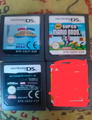 Lote de 4 juegos de Nintendo ds