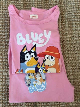 Pijama Bluey Rosa Talla 140