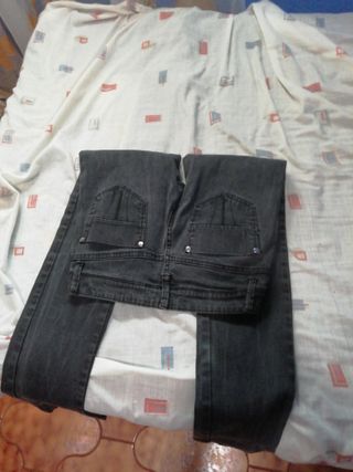 Pantalón vaquero recto Forloc gris talla 36