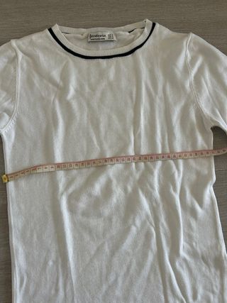 Jersey Stradivarius Blanco Talla S