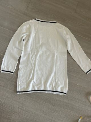 Jersey Stradivarius Blanco Talla S