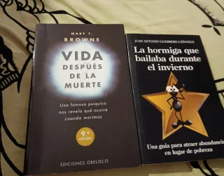 Libros: Vida después de la muerte y La hormiga que