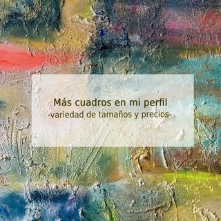 Cuadro abstracto grande moderno salón-dormitorio