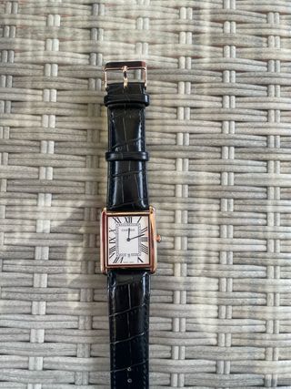 Reloj Cartier Tank Hombre 35mm dorado - rosado