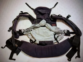 Mochila Portabebés Emeibaby Easy Grey