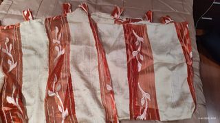 Colcha, cojines y cortinas a juego