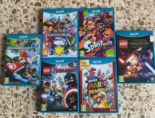 Pack 6 Juegos Wii U: Mario Kart 8, Splatoon, Lego 