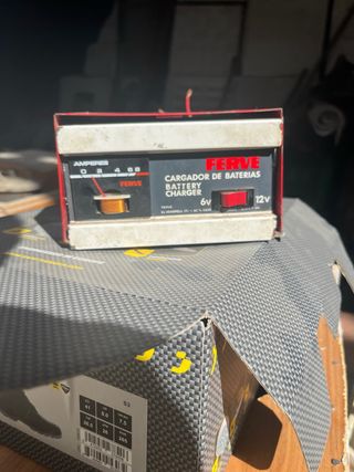 Cargador de Baterías Ferre 6V/12V
