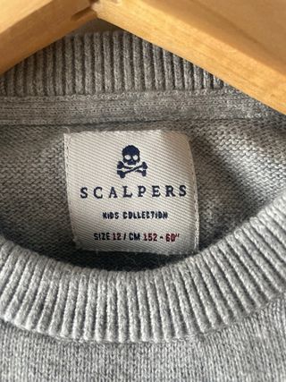 Jersey Scalpers Calavera Gris Niño 12 años