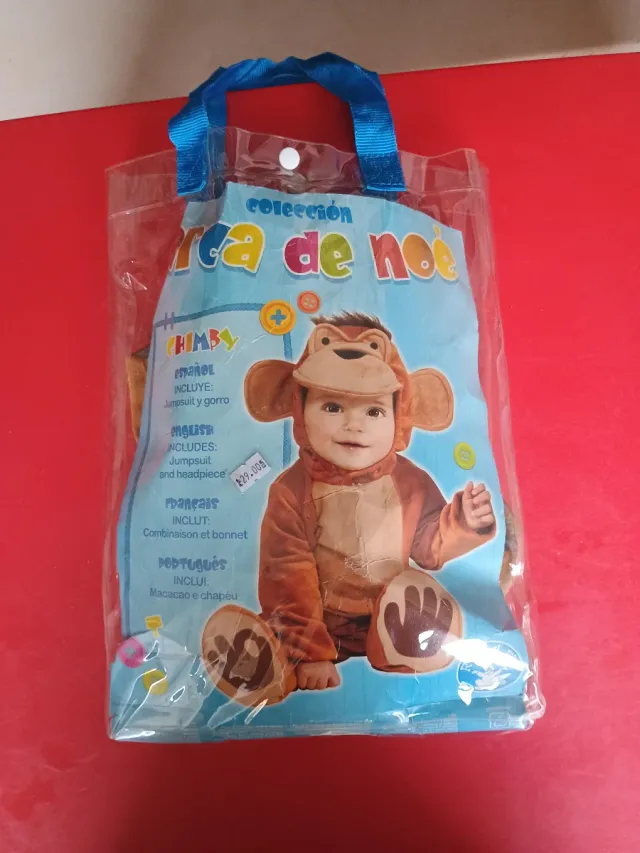 Disfraz de Mono para Bebé (0-9 meses)