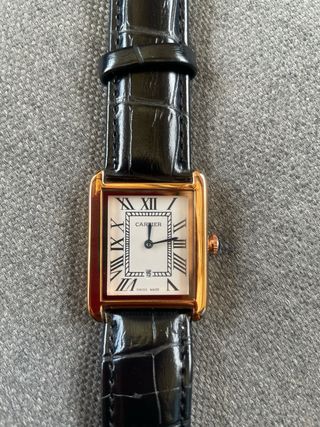 Reloj Cartier Mujer 27mm Oro Rosa Negro
