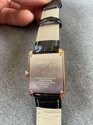 Reloj Cartier Mujer 27mm Oro Rosa Negro