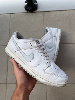Nike Dunk Low Blanco Puro Talla 42