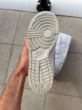 Nike Dunk Low Blanco Puro Talla 42