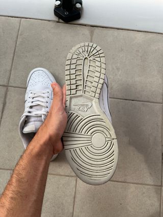 Nike Dunk Low Blanco Puro Talla 42