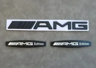 AMG Emblema Maletero y 2 Logos Laterales Mercedes 