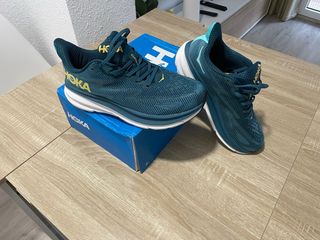 Zapatillas Hoka Hombre Azul Dorado
