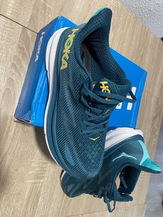 Zapatillas Hoka Hombre Azul Dorado