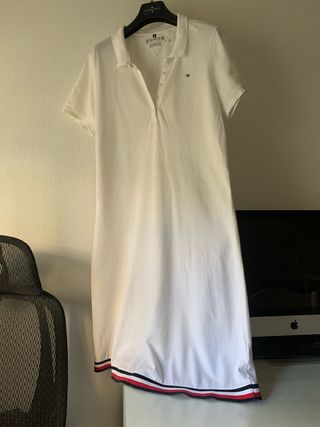 Vestido Polo Blanco Tommy Hilfiger
