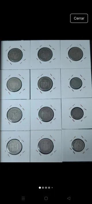 Lote de Pesetas y 50 Céntimos Plata