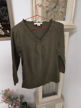 Camiseta verde militar American Eagle M