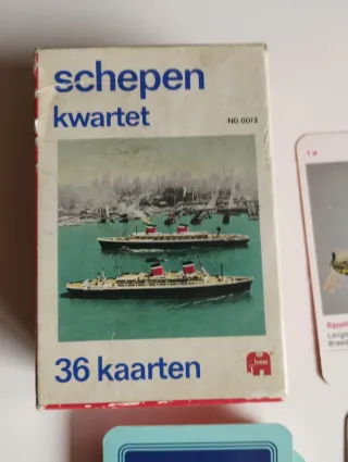 Antigua Baraja de cartas Barcos