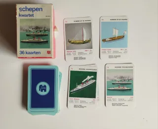 Antigua Baraja de cartas Barcos