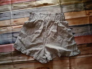 Shorts Paperbag Rayados