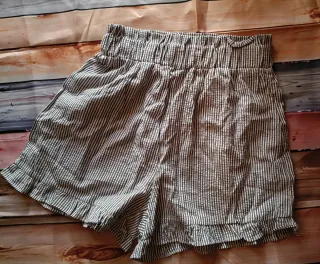 Shorts Paperbag Rayados