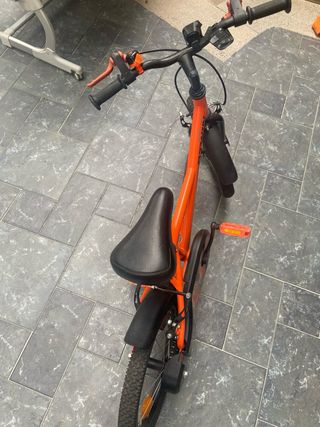 Bicicleta infantil naranja Btwin