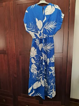 Mono Mango Estampado Hojas Talla XS