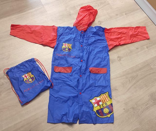 Chubasquero FC Barcelona niño