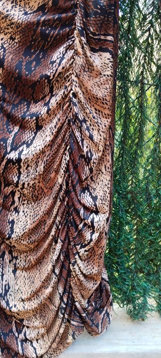 Vestido estampado serpiente