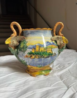 Cachepot Vintage Decorato