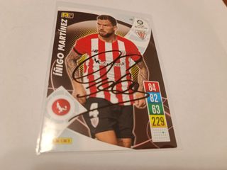 Cromo firmado Íñigo Martínez Atletic Bilbao 21/22