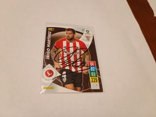 Cromo firmado Íñigo Martínez Atletic Bilbao 21/22