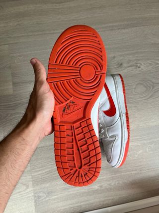 Nike Dunk Low Blancas Rojas Talla 43