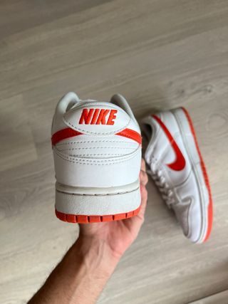 Nike Dunk Low Blancas Rojas Talla 43