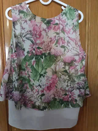 Blusa floral mujer