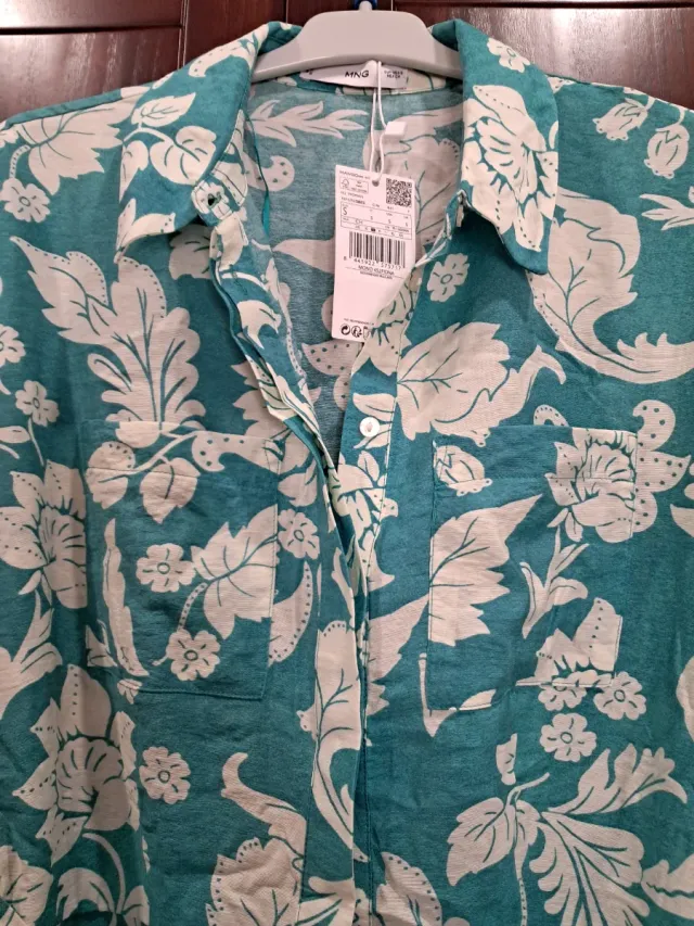 Mono corto Mango Talla S floral