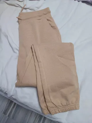 Pantalones de chándal beige