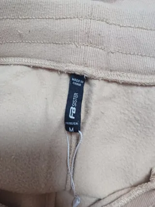 Pantalones de chándal beige