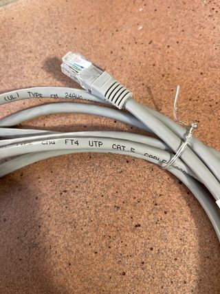 60 Cables RJ45 UTP Cat 5 4mts