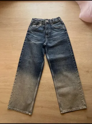 Pantalones niña vaqueros degradado 