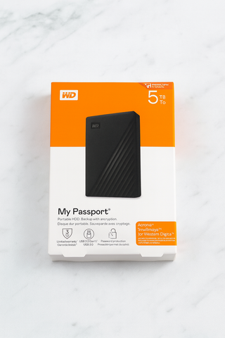 Disco Duro Externo WD 5TB My Passport