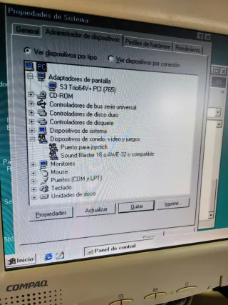 Ordenador  Pentium 133MHz  reacondicionado