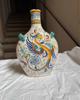 Bottiglia vintage decorata