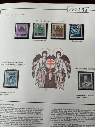 Sellos España Pro Tuberculosis 1950